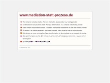Tablet Screenshot of mediation-statt-prozess.de